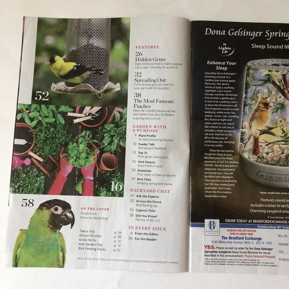 Birds and Blooms Mag March Extra 2023-Finches-Herbs-feeding hacks-ground cover